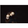 Image 2 : PLATINUM SOUTH SEA PEARL & DIAMOND EARRINGS, SOUTH SEA CULTURED PEARLS (12.5 MM) & TRIO OF MARQUISE 