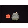 Image 1 : 14K CARVED JADE PENDANT