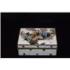 Image 2 : JAPANESE CLOISONNE FLORAL BOX (3 1/2" x 4 1/2")