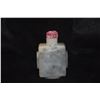 Image 2 : NEPHRITE JADE & TOURMALINE SNUFF BOTTLE