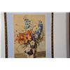 Image 2 : FRAMED WATERCOLOR, "FLORAL STILL LIFE"; SIGNED SHIRLEY RUSSELL (22 3/4" X 28 1/4")