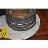 Image 2 : ELECTROPLATED CHARGERS & BREAD & BUTTER PLATES (26 PCS)