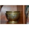 Image 2 : BRASS PAIL W/HANDLE & HIBACHI (2 PCS)