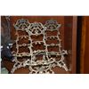 Image 2 : PORCELAIN HOLSTEIN BULL FIGURE ON WOOD STAND, CARVED WOOD SQURREL WALL DECORATION & 3 TABLE TOP META