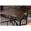 Image 8 : ANTIQUE BLACKWOOD CHINESE MAHJONG TABLE, DECO INSPIRED