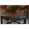 Image 9 : ANTIQUE BLACKWOOD CHINESE MAHJONG TABLE, DECO INSPIRED