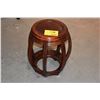 Image 1 : CHINESE BARREL ROSEWOOD STOOL