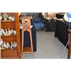 Image 3 : ART NOUVEAU STYLE WOOD PLANT STAND (12" X 11 1/2" X 44 1/2")