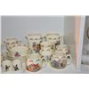 Image 2 : COLLECTION OF BUNNYKINS PLATES, CUPS, BOWLS, MUGS & PITCHERS (25 PCS)