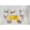 Image 1 : ROYAL TUSCAN FINE BONE CHINA CUPS W/ASSORTED BIRD MOTIF (8 PCS)