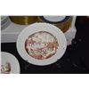 Image 2 : ROYAL CAULDON ENGLISH PLATES W/HUNTING SCENES & WEDGWOOD PLATES W/HUNTING SCENES (10 PCS) (DOES NOT 