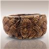 Image 1 : Antique African Bracelet Carved with Benin Obas