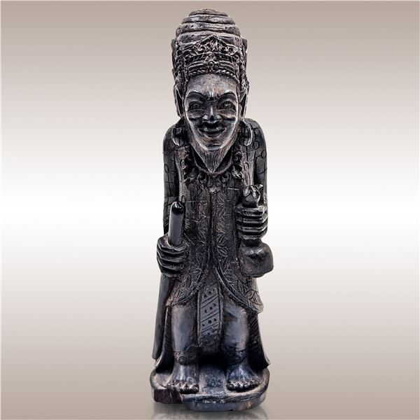 Finely Carved African Ethiopian Hardwood Figure