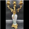 Image 10 : Pair Of 18th C Chinese Export Porcelain Vases Mounted On Ormolu Bronze Candelabras