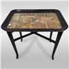 Image 1 : Vintage Chinese Export Hand Painted With Gold Leaf Tray Table
