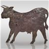Image 1 : Antique Tin Cow Weather Vane Wall Decor