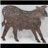 Image 5 : Antique Tin Cow Weather Vane Wall Decor