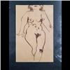 Image 7 : Lot Of 4 Unsigned Charcoal Gesture Figure Drawings