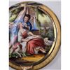Image 2 : Sterling Hand Painted Enamel Guilloche Compact & Enamel Medal? Cross Pendant 1885