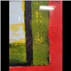 Image 5 : American Jon Henry Signed And Framed Original Acrylic On Board "Spaggs Series #2" 1987