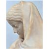 Image 19 : Attributed To British-Benjamin Spence 1822-1866 Marble Statue On Pedestal 19th C
