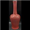 Image 2 : Chinese Qing Style Red Glazed Porcelain Plum Vase With Six Character Mark