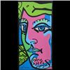 Image 1 : Signed Ivan Jenson 20th Century Acrylic On Board Abstract Portrait Painting