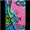 Image 4 : Signed Ivan Jenson 20th Century Acrylic On Board Abstract Portrait Painting