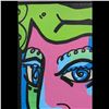 Image 6 : Signed Ivan Jenson 20th Century Acrylic On Board Abstract Portrait Painting