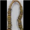 Image 5 : A Large 19th Century Straw String Of Yellow And Green Hebron Glass Beads, 57 Beads