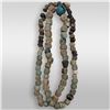 Image 1 : A Large String Of Blue Faience And Hand Crafted Glass Beads, Likely Egyptian