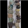 Image 5 : A Large String Of Blue Faience And Hand Crafted Glass Beads, Likely Egyptian
