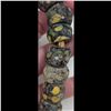 Image 9 : A Large String Of West African Venetian Glass "End-of-Day" Beads, 54 Beads Total