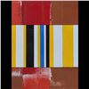Image 4 : American Jon Henry Signed And Framed Original Acrylic On Board "Spags Series #6" 1987