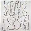 Image 1 : Grouping Of 10 Miniature Glass Beaded Necklaces, Seems Old
