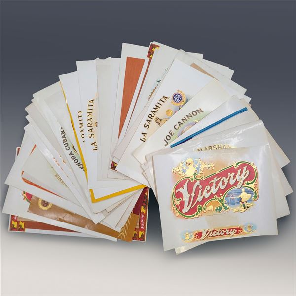 41 Pc Of Vintage Cigar Box Wrappers