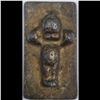 Image 2 : Pair Of A Small Solid Metal Relieve Sculpture And Reindeer Intaglio Carving