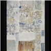 Image 4 : Michele Girault Abstract Painting On Canvas Signed Lower Right