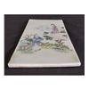 Image 3 : Chinese Famille Rose Porcelain Tile With Figures 19th Century