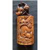 Image 14 : A Very Fine Hand Carved Boxwood Inro Signed 19th Century 8.5 Cm