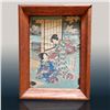 Image 1 : 19th Century Japanese Woodblock Print Toyokuni Bought In Tokyo 1964