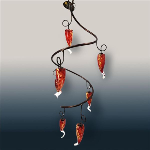 Fredrick Ramond Spiral Chandelier, NO RESERVE