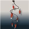 Image 1 : Fredrick Ramond Spiral Chandelier, NO RESERVE