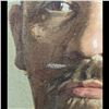 Image 4 : Very Large Oil On Canvas Portrait Painting Of Vladimir Lenin, 20th Century, With Photograph