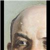 Image 5 : Very Large Oil On Canvas Portrait Painting Of Vladimir Lenin, 20th Century, With Photograph