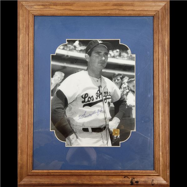 Sandy Koufax Autographed Portrait