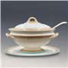Image 1 : Royal Worcester Vitreous Soup Tureen, Ladle, & Dish
