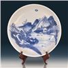 Image 1 : A Fine Kangxi Period Chinese Blue And White Plate