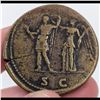 Image 5 : Antique Roman Imperial Domitian Bronze Coin