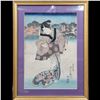 Image 9 : Pair Of Framed Japanese Wood Block Prints